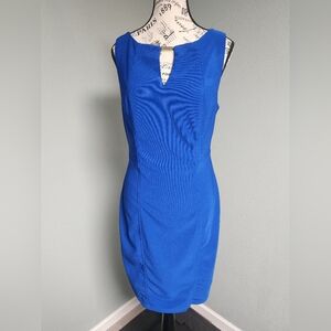 Bisou Bisou Blue Sleeveless Dress
